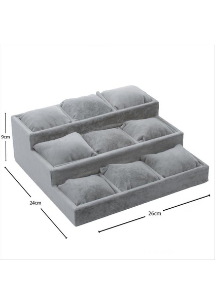 3 Basamaklı Anfora Kumaş Yastıklı Stand fiyatları