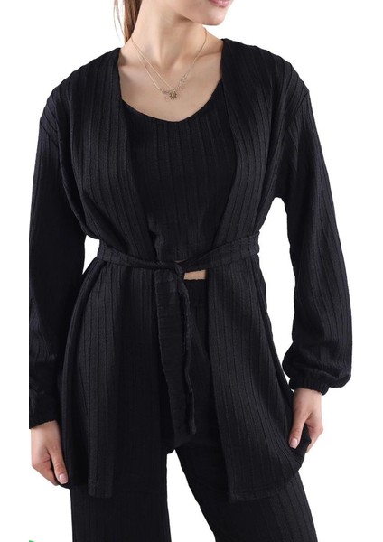 Kimono Pantolon Bluz Takım 3 Lü modelleri