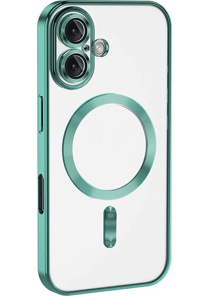 Newface Iphone 16 Kılıf Kross Magneticsafe Kapak - Turkuaz