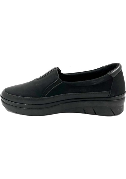 293015 Siyah Ortapedi Uyumlu Anne Ayakkabısı