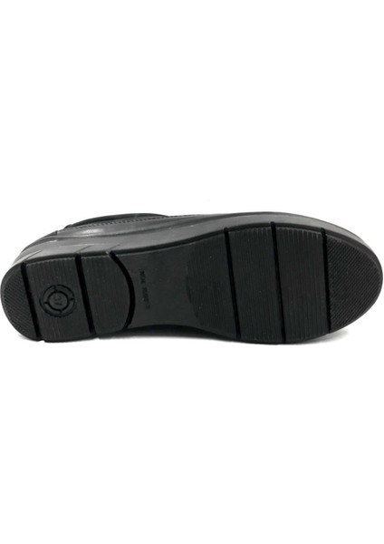 293015 Siyah Ortapedi Uyumlu Anne Ayakkabısı