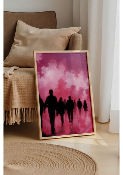 Çerçevesiz Poster Gökyüzü Desenli - Dekoratif Çerçevesiz Poster - Hediyelik Çerçevesiz Tablo ACP22 modelleri