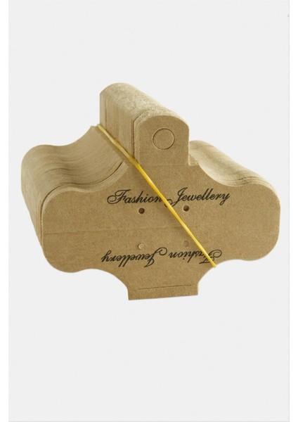 Geçirmeli Kraft Kolye Kartı 200 Adet fiyatları