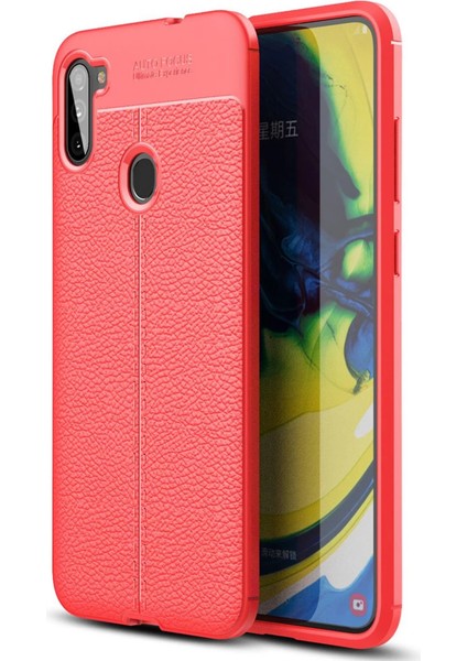 A11 Kılıf Auto Focus Kapak - Kırmızı