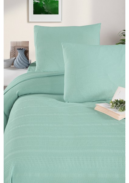 Pamuk Softy Yastıksız Pike Yatak Örtüsü