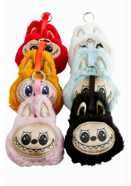 Labubu Peluş Çanta Anahtarlık modelleri