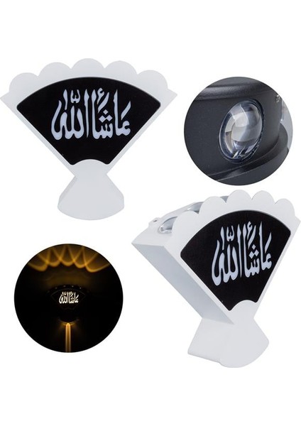 PM-24454 3000K Maşallah Arapça Üçgen Dekoratif LED Duvar Aplik