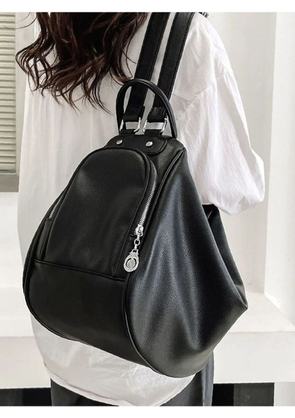 Kadın Çok Amaçlı Fermuarlı Geniş Iç Hacimli Sırt Omuz ve El Çantası fırsatları