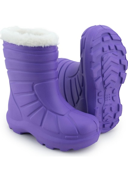 Kız Çocuk Kışlık Boğazdan Peluşlu Içi Sıcak Astarlı Su Geçirmez Yağmur Kar Bot Çizme indirimleri