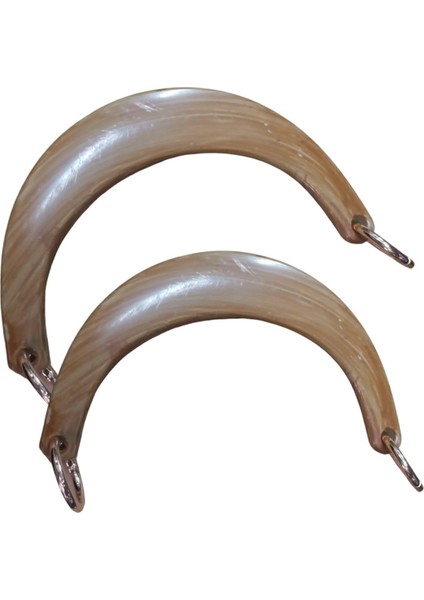 Çanta Sapı Ay Açık Kahverengi 17 cm