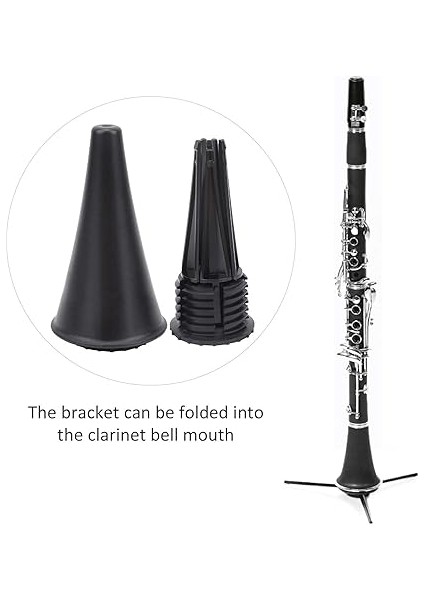 Standı, 5 Bacak Flüt Braketi Rüzgar Katlanabilir Klarnet Standı Klarnet Aksesuarları Taşınabilir Clarionet Zemin Tutucu Enstrüman Aksesuarı fiyatları