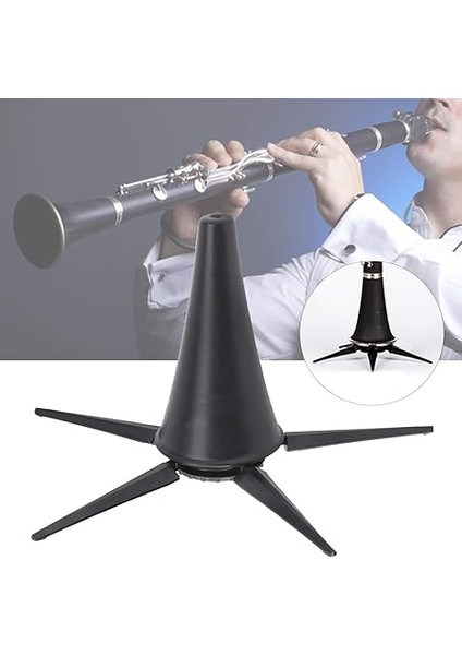 Standı, 5 Bacak Flüt Braketi Rüzgar Katlanabilir Klarnet Standı Klarnet Aksesuarları Taşınabilir Clarionet Zemin Tutucu Enstrüman Aksesuarı indirimleri
