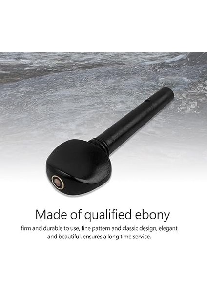 4 Adet Keman Tuning Mandalı, Abanoz Akort Fırdöndü Uç Pimi Seti, 4/4 Keman Için modelleri