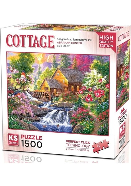 Games 1500 Parça Değirmende Öten Kuşlar Puzzle