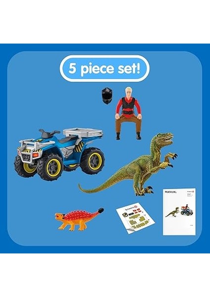 41466 Velociraptorden Kaçış Oyuncak Figürü, Çok Renkli modelleri