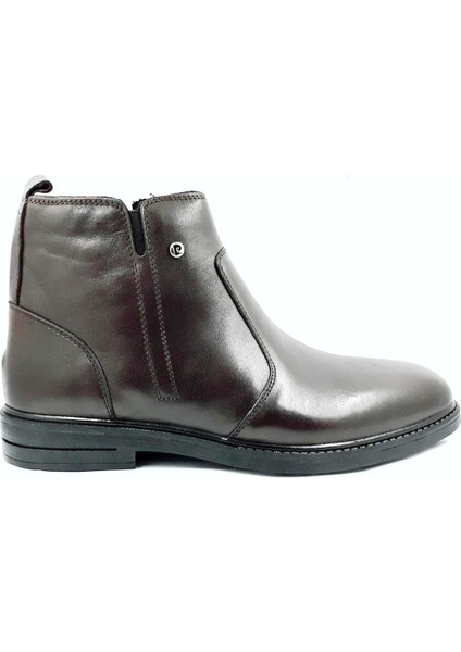 385040 Kahverengi Kışlık Kürklü Fermuarlı Erkek Bot indirimleri