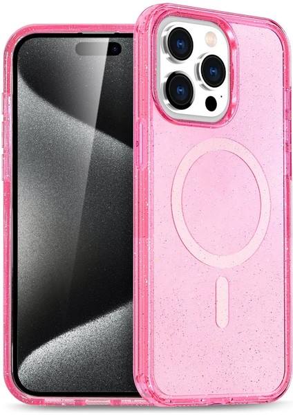Newface Iphone 15 Kılıf Star Kapak - Pembe