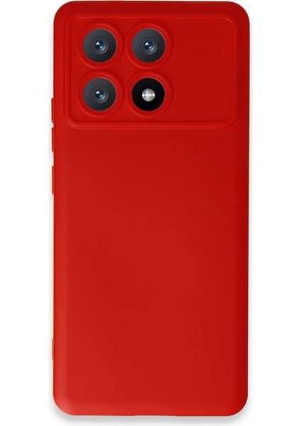 Newface X6 Kılıf Nano Içi Kadife Silikon - Kırmızı