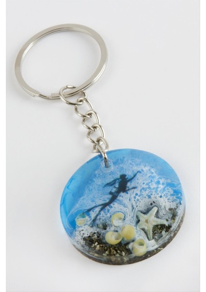 Deniz Yıldızı Epoksi Anahtarlık
