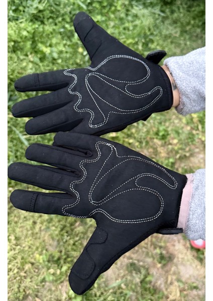 10 Parmak Dokunmatik Özellikli Motorcu Eldiveni