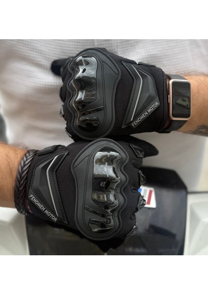 10 Parmak Dokunmatik Özellikli Motorcu Eldiveni