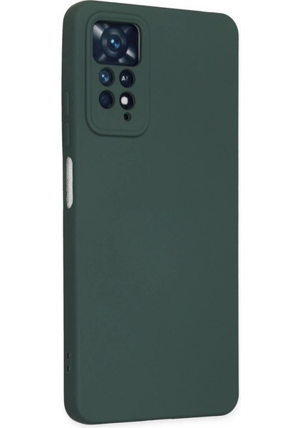 Note 11 Kılıf Nano Içi Kadife Silikon - Koyu Yeşil modelleri