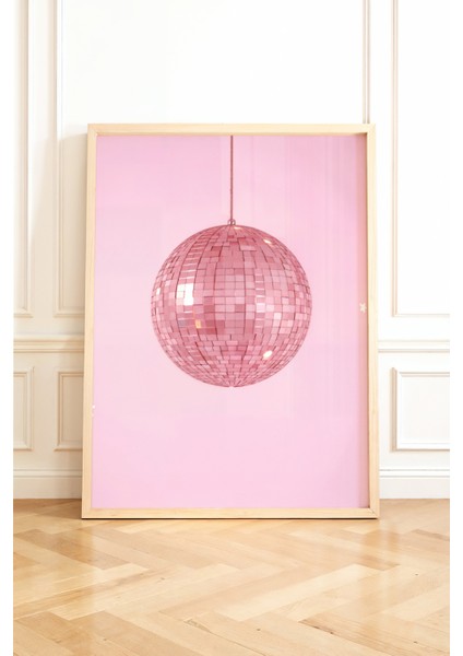 Çerçevesiz Poster Disko Topu Desenli - Çerçevesiz Poster - Hediyelik Çerçevesiz Tablo ACP24 fiyatları