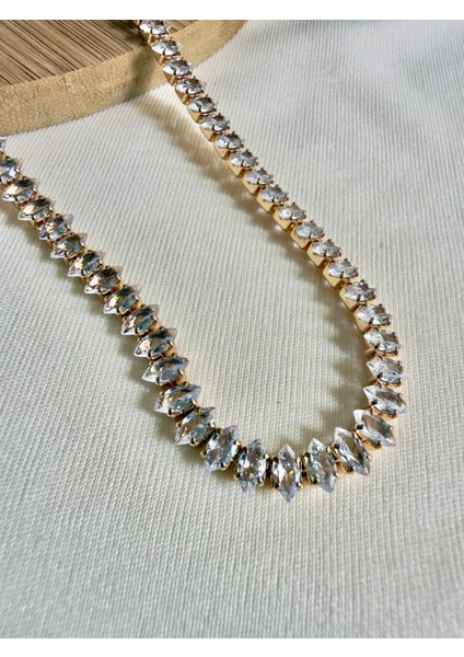 Oval Taşlı Su Yolu Kolye fiyatları