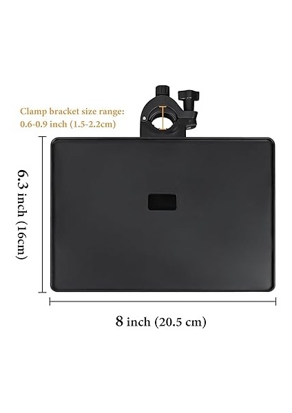 Yaratıcılar Için Mikrofon Standı Tepsisi, Rafta Kelepçe, Ayarlanabilir Raf Tutucu, Ses Kartı Eklentisi Sahne, Canlı Yayın, Kayıt, Stüdyo Için Uygun (Siyah/küçük) fiyatları