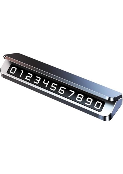 Premıum Gizlenebilir Çift Taraflı Alüminyum Araç Park Telefon Numaratörü Geçici Park Numaratör