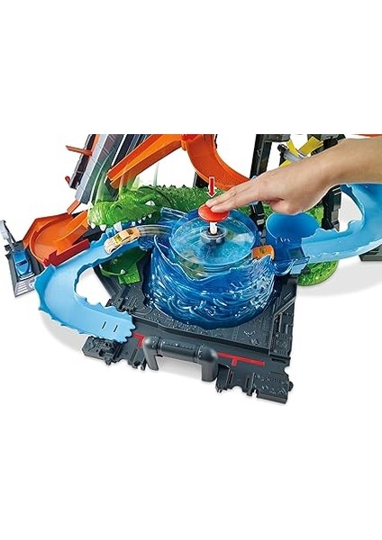 Wheels Dev Timsah Araba Yıkama Oyun Seti Hot Wheels Dev Timsah Araba Yıkama Oyun Seti FTB67 FTB67 modelleri