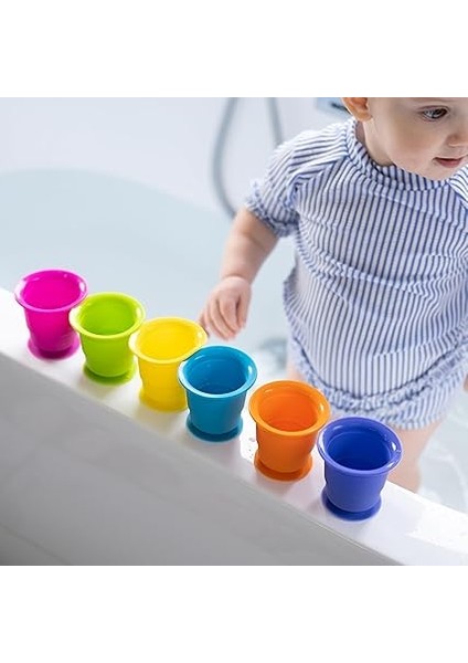 Brain Toys Suction Kupz - Bebekler ve Küçük Çocuklar Için Yaratıcı Dokunsal Öğrenme Oyuncakları fırsatları
