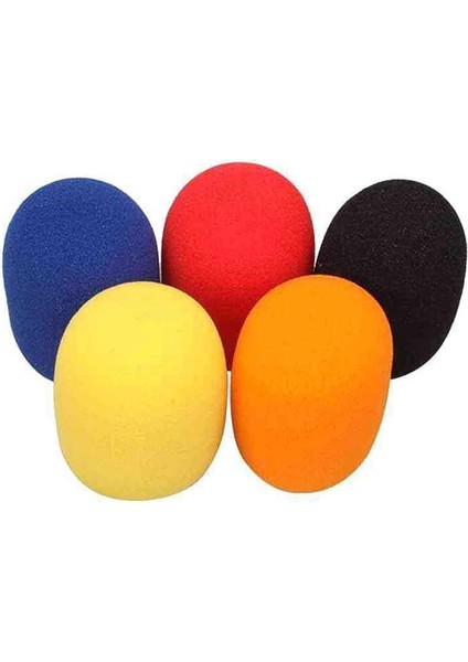 5 Adet Düz Kullanımlık Mikrofon Toz Kapağı Kalınlaşmış Mikrofon Kapağı Mikrofon Patlama Kapağı Ktv Için