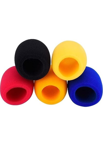 5 Adet Düz Kullanımlık Mikrofon Toz Kapağı Kalınlaşmış Mikrofon Kapağı Mikrofon Patlama Kapağı Ktv Için fırsatları