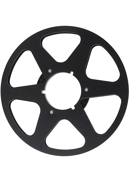 10 Ben Reel Takeup Makarası Açıyorum 6 Delik Ses Alüminyum Takeup Reel Boş Makara 1/4 Için Gümüş Burak Burak Reeltakeup Reelaluminum Reelmetal -Deplasman (Black) fiyatları