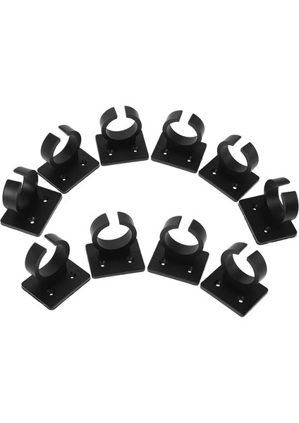 Evrensel Mikrofon Masa Düzenleyici - 10 Adet Kablo Klipsli Kare Mikrofon Kelepçesi Ev ve Stüdyo Kullanımı Için