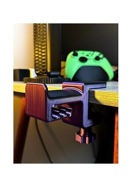 Siyah-Mor Asılabilir Kulaklık Standı | 3D Premium Tasarım | Gamer Masa Kenarı Aksesuarı | Galactic Shade Limited Edition fiyatları
