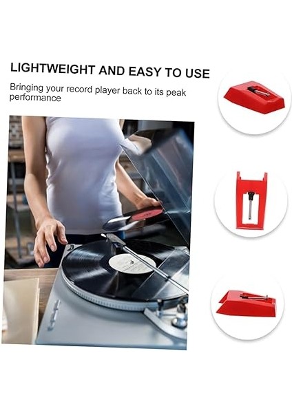 5 Adet Plak Çalar Iğnesi Kayıt Oynatıcı Yedek Stylus Hafif ve Taşınabilir Plaklar Için Uygun Müzik Keyfinizi Artırın indirimleri