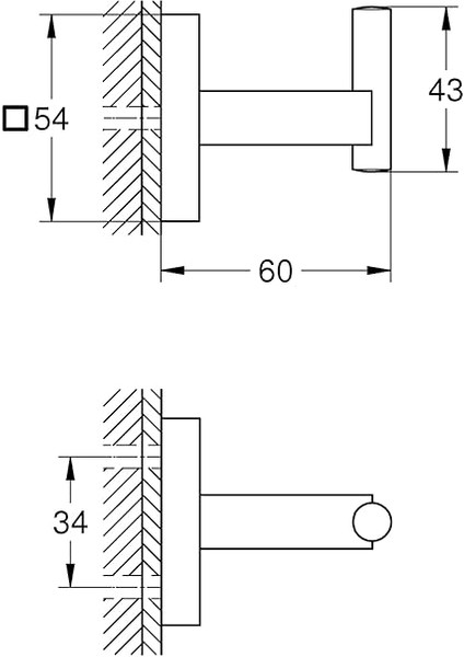 Start Cube Quickfix Bornoz Askısı | Duş / Banyo Aksesuarları | Krom | 40961000 fiyatları