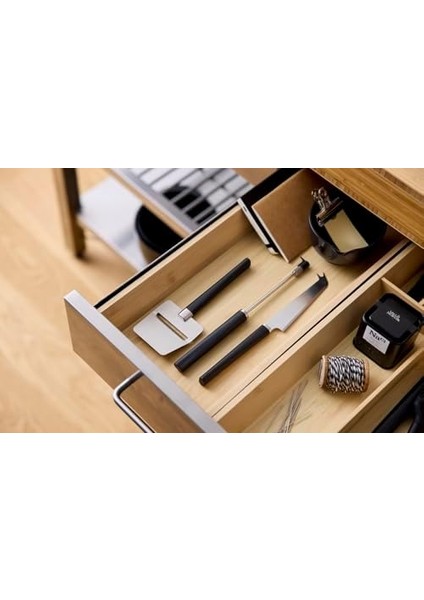 Rosti Emma Paslanmaz Çelik Peynir Tutucu ve Kesici 24 cm - Siyah modelleri