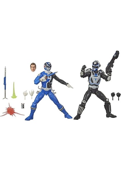 Rangers Lightning Collection S.p.d. B-Squad Blue Ranger Versus A-Squad Blue Ranger
