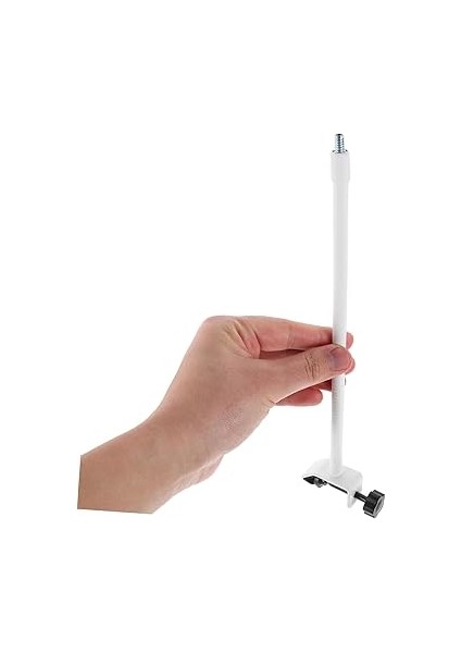 Canlı Parantez Mikrofon Sahipleri Telefon Braketi Uzatma Çubuğu Giya Standı Esnek Stand Mikrofon Boynu Mikrofon Uzatılabilir Bükülebilir Metal Beyaz fırsatları