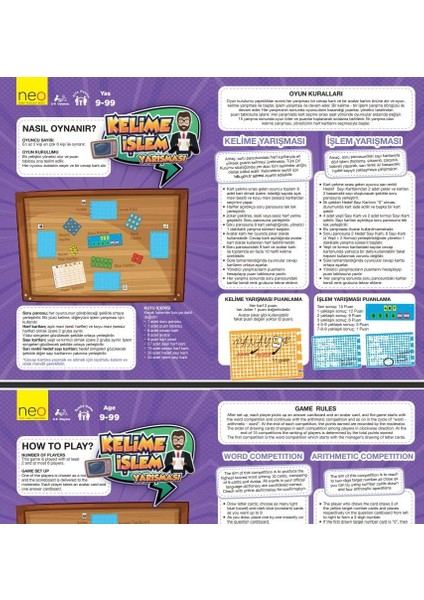 Kelime Işlem Yarışması Aile Oyunu