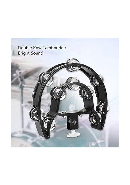 Sıralı Tambourin Keleplenebilir Davul Perküsyon Çanları Yarım Ay Müzikal Tef Tahil El Partiler Için Parmak Kavrama Tasarımı ile Perküsyon fırsatları
