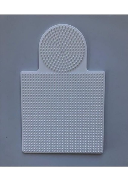 2 Adet Ütü ile Yapışan Boncuk Dizme Tablası Büyük Boy - Kare : 15,5 cm - Daire : 8,5 cm - Beyaz Renk modelleri