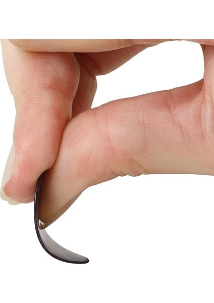 100 Adet 0.71MM Selüloit Gitar Penası Ukulele Parmak Penası Müzik Aleti Aksesuarı Çok Renkli modelleri