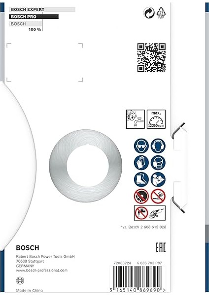 Professional Accessories Elmas Kesme ve Delme Aksesuarları, Disk, Gri, 1 Adet, 12,5 cm fırsatları