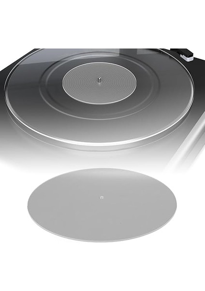 Pikap Tabağı Matı, Akrilik Pikap Matı, 12 Inç Vintage Plak Çalar Için Anti Statik Tabak Slipmat, 33 1/3rpm ve 45RPM Kayıtlarınıza Uyum Sağlar, Dinleme Deneyimini Geliştirin fiyatları