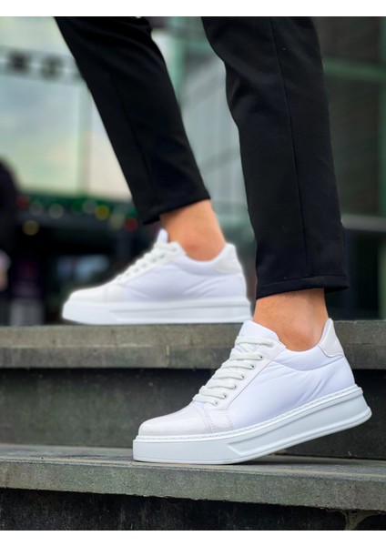 Drnds KB-X46 Kuback Beyaz Rugan Yüksek Beyaz Taban Günlük Spor Ayakkabı (Numara: 44) fiyatları