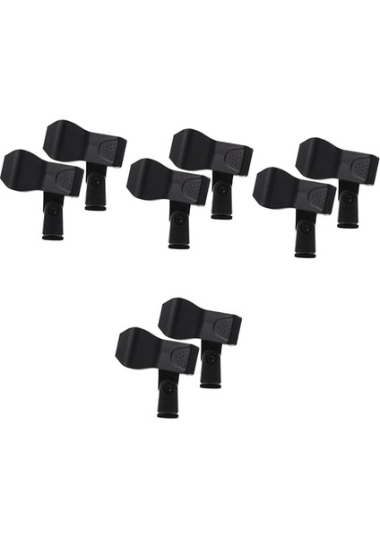 8 Klip Bom Kolu Mikrofon Tutucu Aksesuarları Için Klip Davul Mikrofon Seti Klip Tutucu Mikrofon Kelepçe Masa Standı Tabanı Basit Mikrofon Standı Plastik